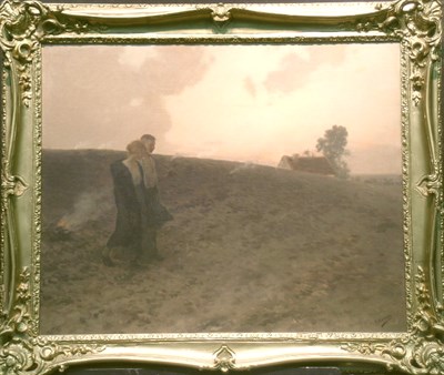 Lot 2078 - Henry Lerolle French, 1848-1929 PEASANT COUPLE...
