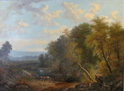 Lot 181 - Henry Boese 1824-1864 COWS WATERING AT THE...