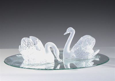 Lot 2504 - Lalique Acid Etched and Frosted Glass Miroir...