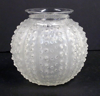 Lot 2508 - Lalique Mold Blown Oursin Glass Vase Of...