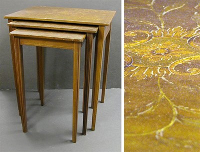 Lot 142 - Nest of Three Continental Mahogany and...