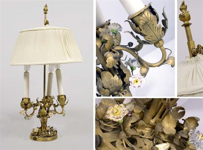 Lot 2379 - Louis XV Style Gilt Bronze and Porcelain...