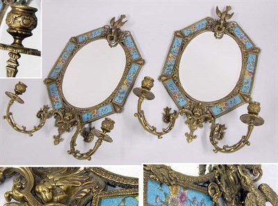 Lot 2453 - Pair of Neoclassical Style Porcelain and Gilt...