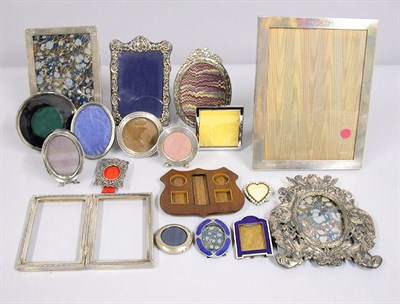 Lot 2403 - Group of Silver, Silver plated and Enamel...