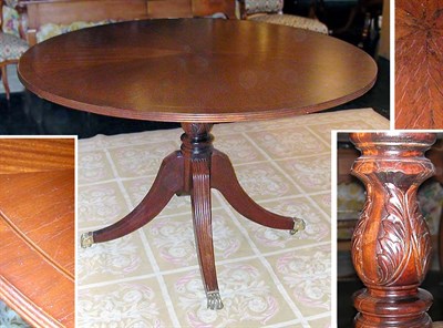 Lot 2481 - Georgian Style Mahogany Circular Pedestal...