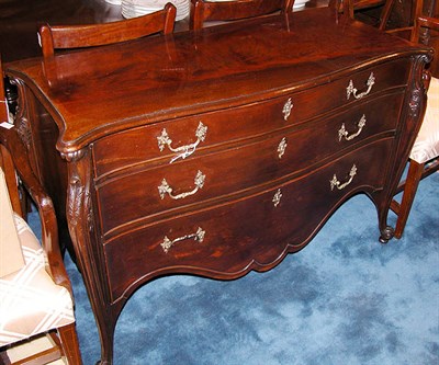 Lot 2194 - Louis XV Style Mahogany Commode Height 31 1/2...