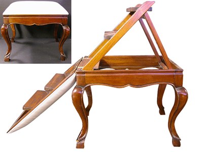 Lot 166 - Regence Style Mahogany Metamorphic Library Steps