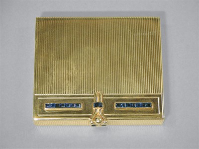 Lot 348 - Gold & Sapphire Box