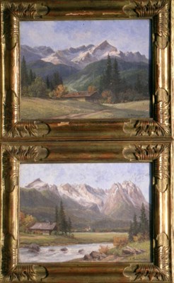 Lot 2042 - A. Reinhardt Swiss/German, 20th century ALPINE...
