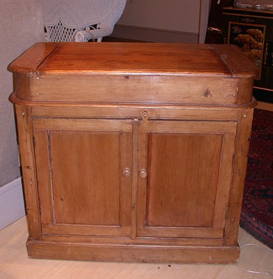 Lot 279 - Pine Lift Top Cupboard Height 34 inches, width...