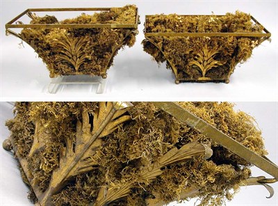 Lot 2207 - Pair of Gilt Painted Tole Planters
