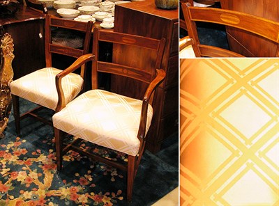 Lot 2190 - Set of Ten Late Regency Mahogany Dining Chairs...