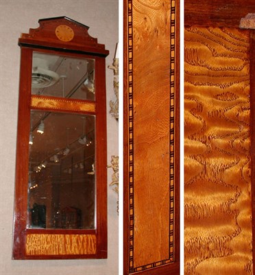 Lot 2582 - Pair of Baltic Inlaid Pier Mirrors Circa 1820