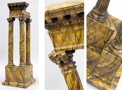 Lot 2341 - Faux Marble Grand Tour Column
