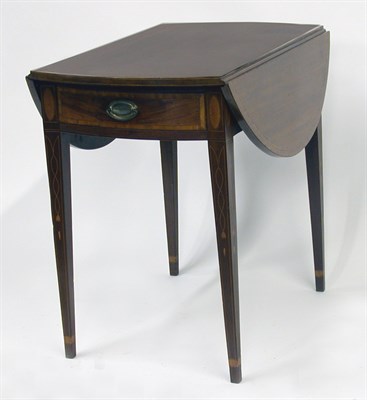 Lot 2185 - Federal Inlaid Mahogany Pembroke Table...
