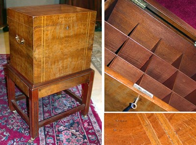Lot 2423 - William IV Style Mahogany Cellaret on Stand...