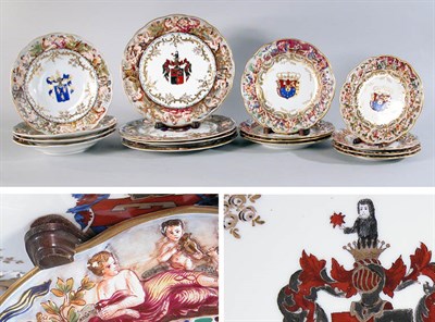 Lot 2374 - Capodimonte Porcelain Partial Dinner Service...