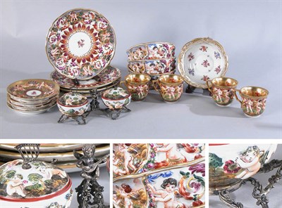 Lot 2375 - Capodimonte Porcelain Assembled Partial...