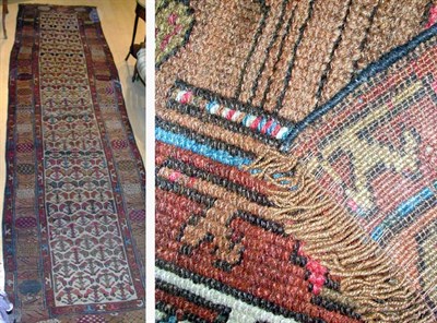 Lot 626 - Kurdish Runner West Persia, early 20th century...
