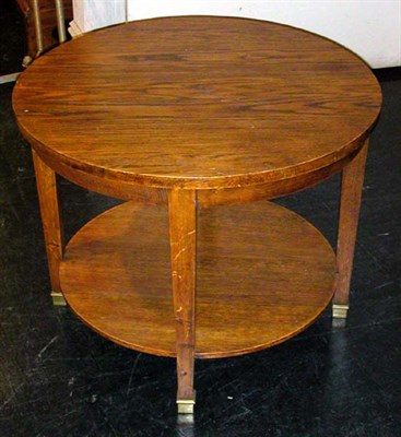 Lot 226 - Provincial Louis XVI Style Oak Two-Tier Low Table