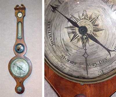 Lot 2501 - Victorian Mahogany Wheel Barometer