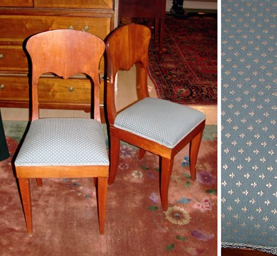 Lot 2221 - Set of Four Biedermeier Style Fruitwood Side...