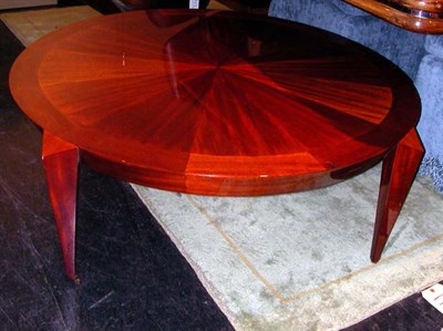 Lot 134 - Sunburst Coffee Table Designed and...