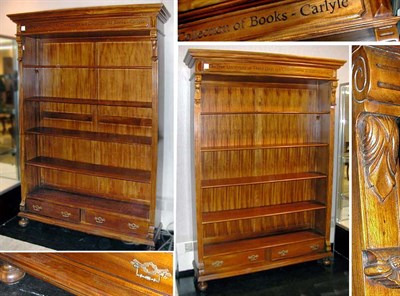 Lot 2596 - Pair of Georgian Style Mahogany Bookcases