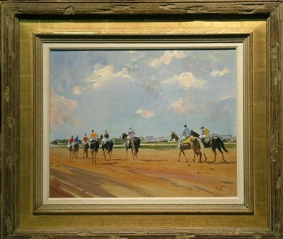 Lot 2003 - Charles Apt American, b.1933 BEFORE THE START...