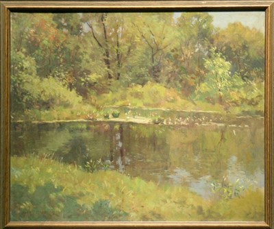 Lot 2005 - George W. Bardwell 20th Century POND Signed...