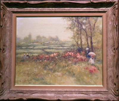 Lot 2027 - Andre Gisson American, 1928-2003 A WALK...