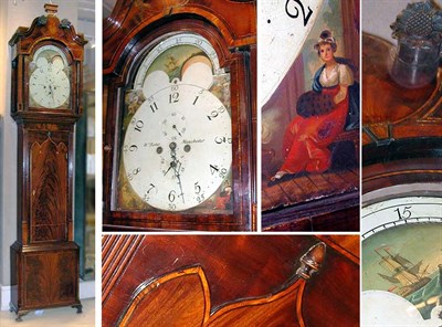 Lot 500 - George III Inlaid Mahogany Long Case Clock...