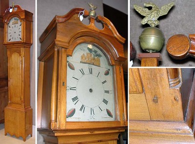 Lot 291 - American Chippendale Style Tall Case Clock...