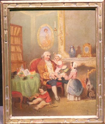 Lot 2070 - Manner of John Leech TOYS APLENTY Oil on board...