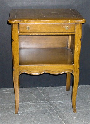 Lot 150 - Pair of Rococo Style Walnut Bedside Tables