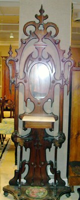 Lot 260 - Victorian Walnut Hall Stand