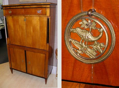 Lot 304 - Biedermeier Secretaire a Abattant
