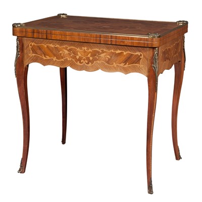 Lot 566 - Louis XV Style Gilt-Metal Mounted Marquetry...