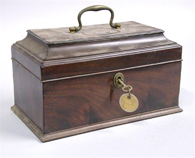 Lot 2708 - George III Mahogany Sarcophagus-Shaped Humidor...