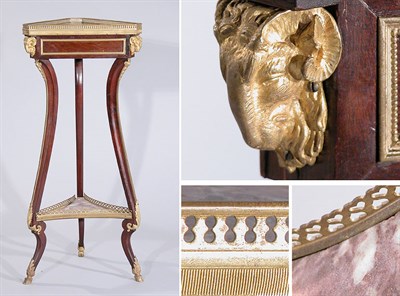 Lot 2289 - Louis XVI Style Gilt-Bronze Mounted Mahogany...