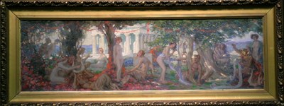 Lot 2069 - A. Eloy-Vincent 20th Century THE GARDEN OF...