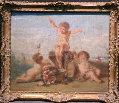 Lot 19 - Continental School 19th Century THREE PUTTI...