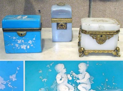 Lot 514 - Group of Three French Gilt-Metal Mounted...