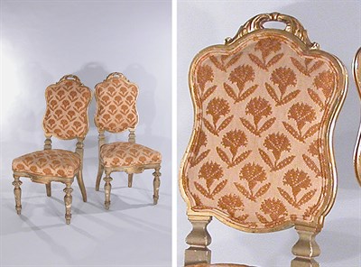 Lot 2599 - Set of Four Louis XV/XVI Style Parcel Gilt...