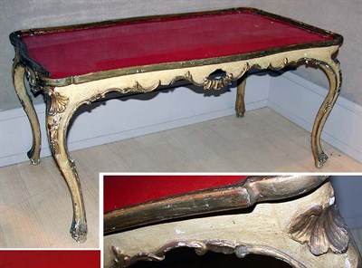 Lot 2409 - Louis XV Style Parcel Gilt and Red and Ivory...