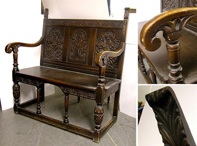 Lot 2569 - Renaissance Revival Style Carved Oak Hall...