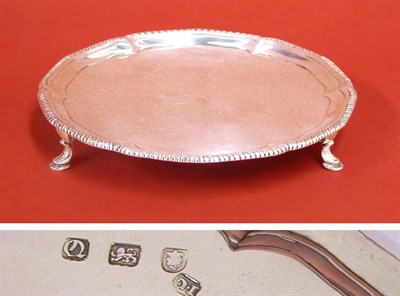 Lot 2722 - George III Silver Salver John Crouch, London,...
