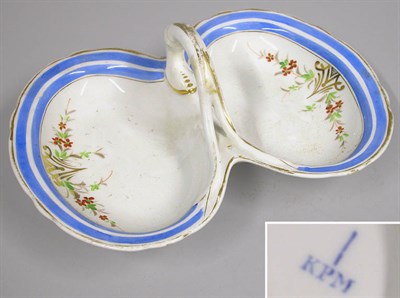 Lot 2784 - KPM Porcelain Divided Dish