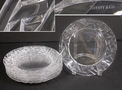 Lot 2729 - Set of Sixteen Tiffany & Co. Clear Glass...
