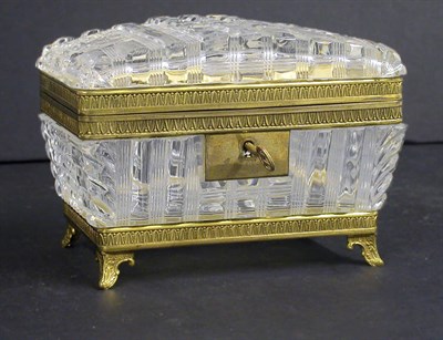 Lot 2745 - Continental Gilt-Metal Mounted Cut Glass Jewel...